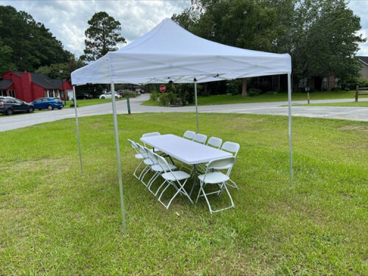 10 Guest Party Package - Tent Setup Included