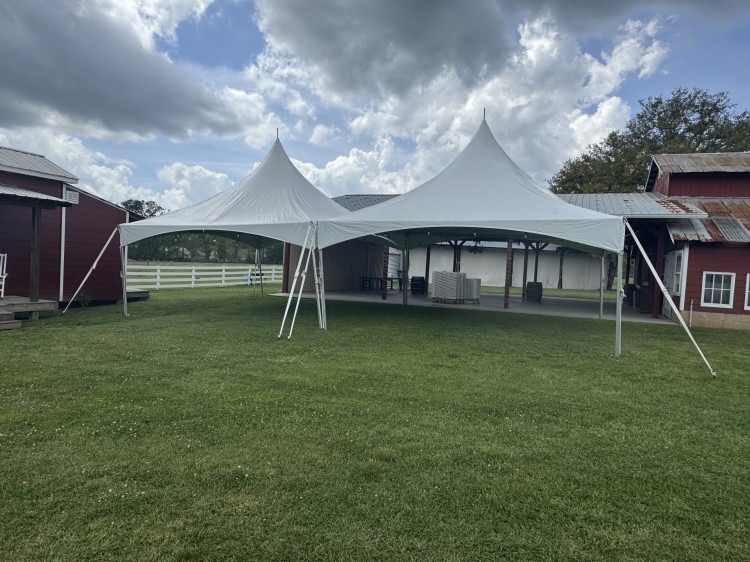 20x40 High Peak Frame Tent Rental